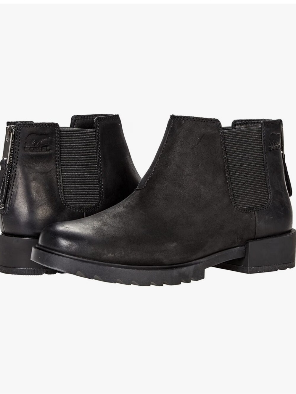 Sorely Emelie II Chelsie Heel Zip Ankle Boots Size 10